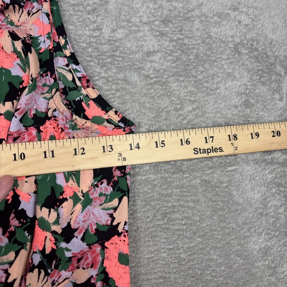 J.‎ Crew Mercantile Dress Women's Floral Sleeveless Flounce Hem Lined Size 0